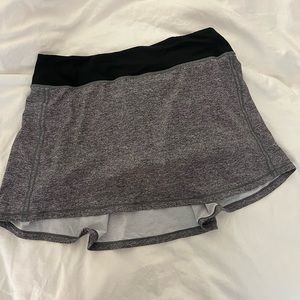 Lululemon Heather Gray Tennis Skirt